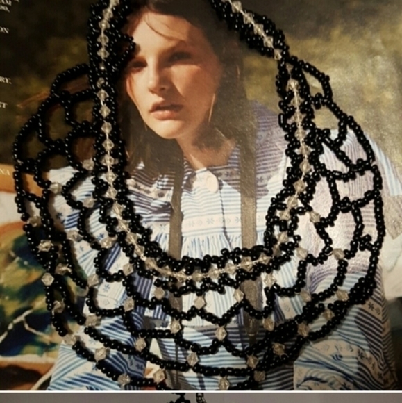 Vintage Beaded bib - Picture 7 of 7